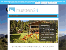 Tablet Screenshot of huetten24.com